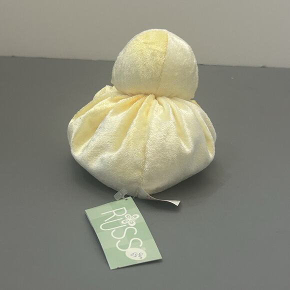 Vintage Russ Chubbies Lamb Sheep and Yellow Chick 4" Bean Bag Plush Lot of 2 - Picture 11 of 16